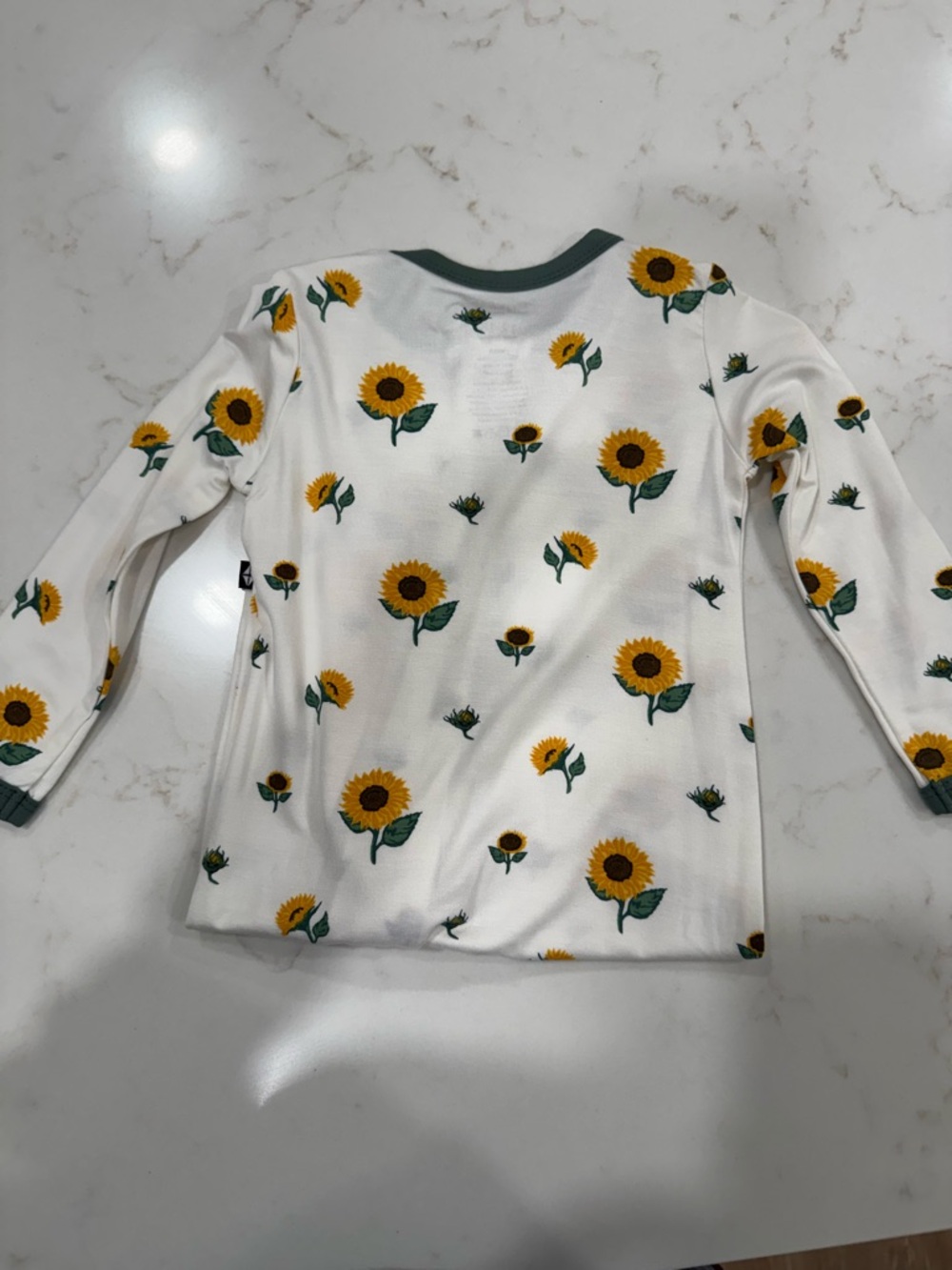 Kyte Baby Sunflower Zippered Romper - Sunflower - Picture 5 of 5